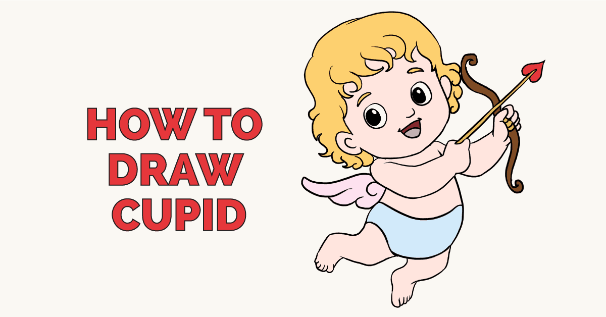 1200x628 How To Draw Cupid - Easy Cupid Sketch