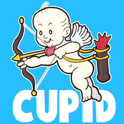400x400 How To Draw Cupid With A Bow And Arrows - Easy Cupid Sketch