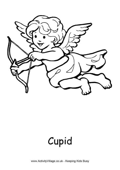 460x650 Cupid Clipart Easy - Easy Cupid Sketch