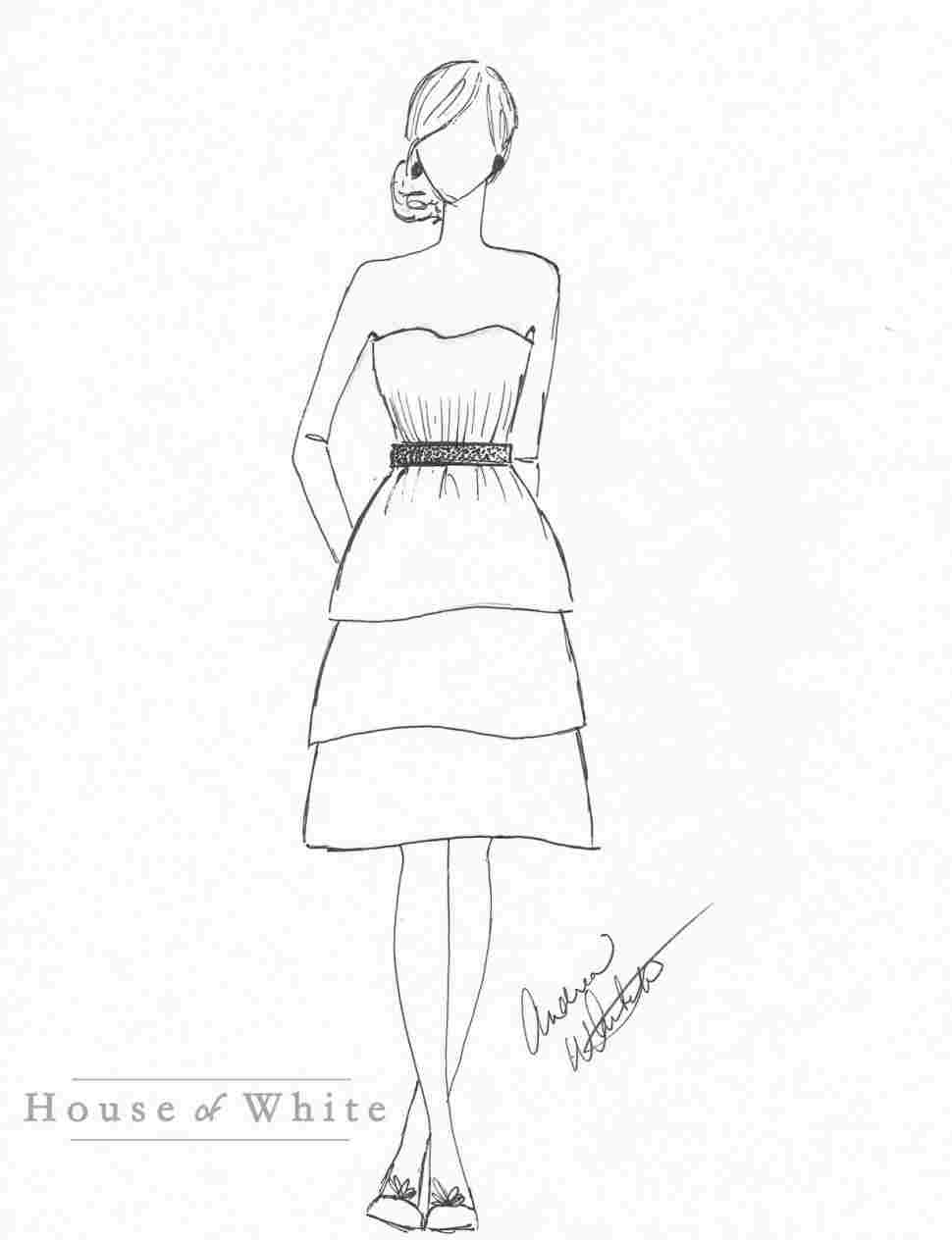 Easy Fashion Sketches At Paintingvalley Com Explore Collection