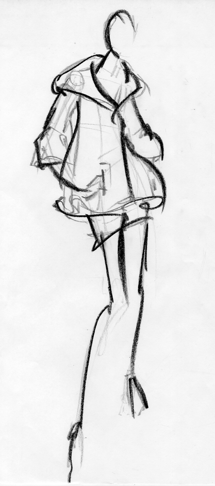 443x1000 Easy Fashion Sketches Quotes, Easy Fashion - Easy Fashion Sketches