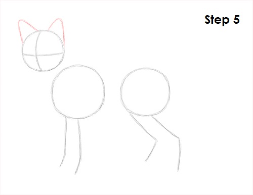 500x386 How To Draw A Fox (Red Fox) - Easy Fox Sketch