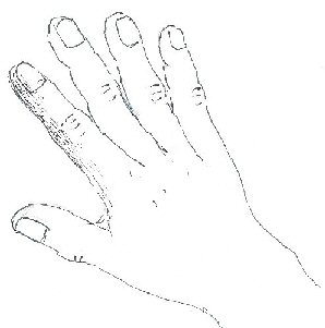 298x301 How To Draw Hands - Easy Hand Sketch