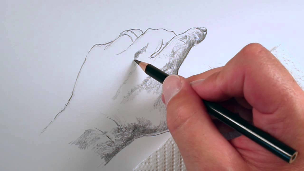 1280x720 How To Draw A Realistic Hand - Easy Hand Sketch