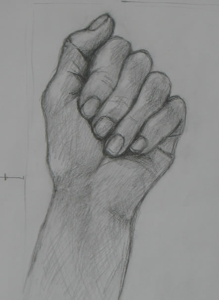 442x606 Hand Drawing Tutorial - Easy Hand Sketch