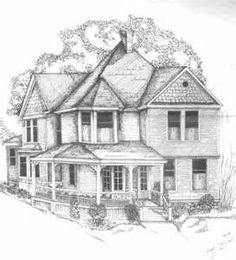 236x260 Enchanting Easy Landscape Drawings For Beginners On Architecture - Easy House Sketch