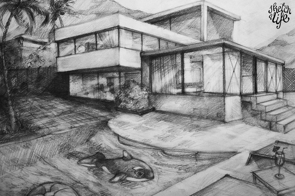 24+ Glass House Sketch, Amazing Ideas!