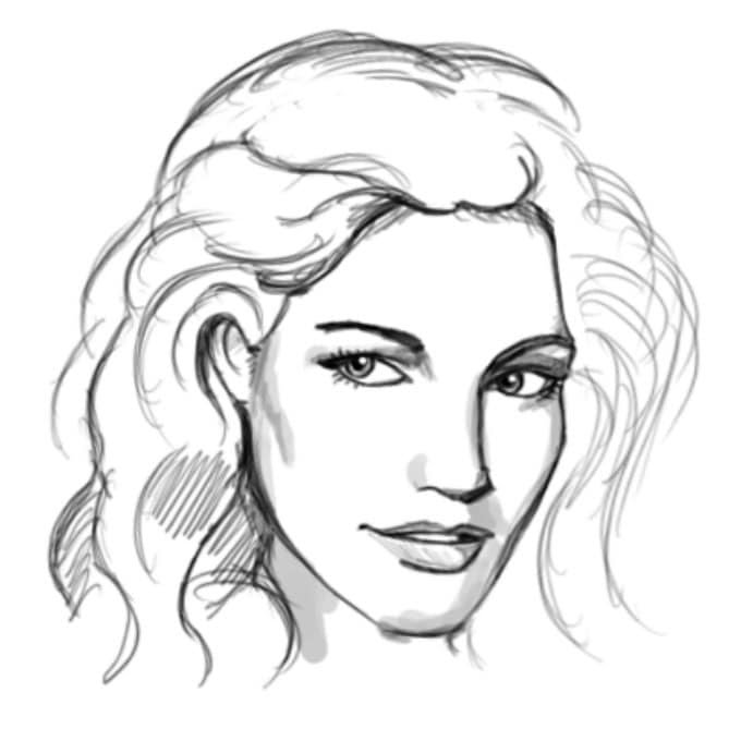 680x680 How To Learn To Draw Human Faces - Easy Human Sketches