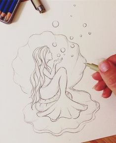 235x289 Image Result For Mermaid Drawing Beautiful Mermaid - Easy Mermaid Sketch