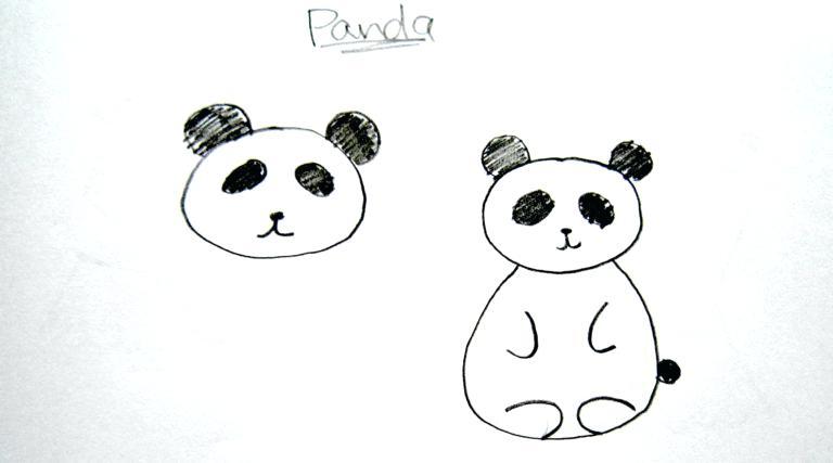 Easy Panda Sketch At Explore Collection Of Easy Panda Sketch