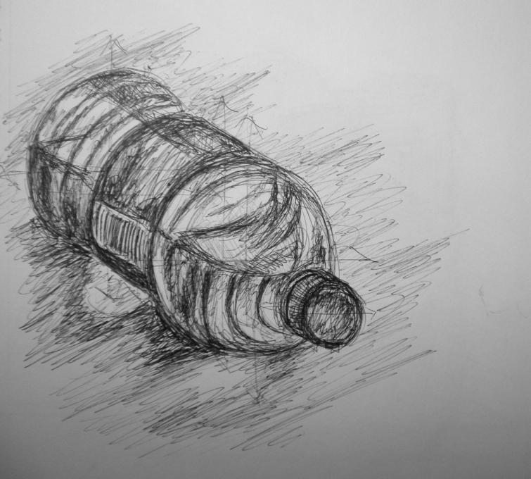 755x680 Water Bottle. Life People. Drawings. Pictures. Drawings Ideas For - Easy Pictures Sketch