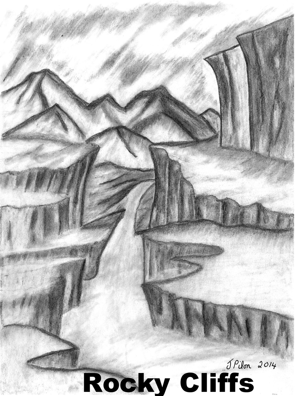 Easy Scenery Sketch At Paintingvalley Com Explore Collection Of