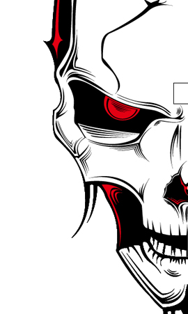 270x451 Illustrate A Malevolent Skull In 8 Steps - Easy Skeleton Sketch