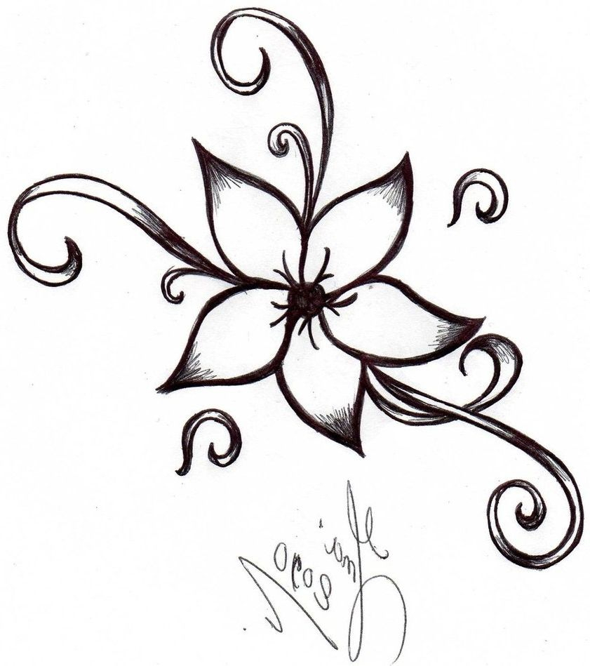 841x949 Easy Sketches Of Flowers Cool And Easy Flowers To Draw Cool Simple - Easy Sketch Designs