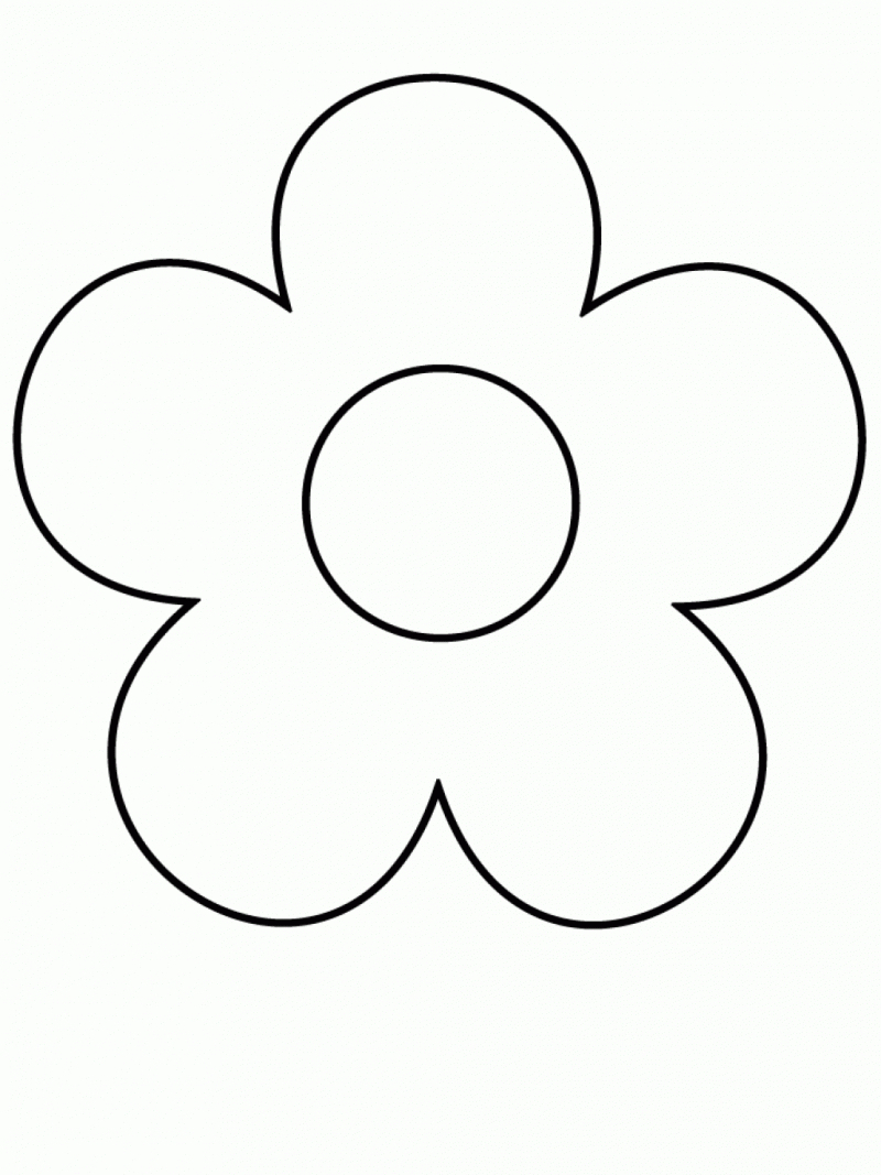 800x1067 Flower Simple Drawing Simple Sketch Flower Simple Drawing Of - Easy Sketch Of A Flower