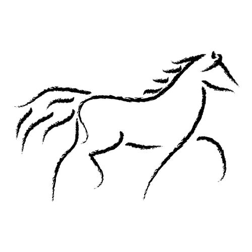 500x500 15 Horse Clip Art Easy For Free Download On Mbtskoudsalg - Easy Sketch Of A Horse