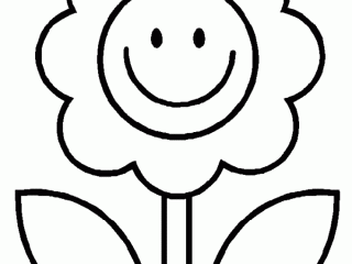 320x240 Easy Sketches For Kids Easy Flower Coloring - Easy Sketches For Kids