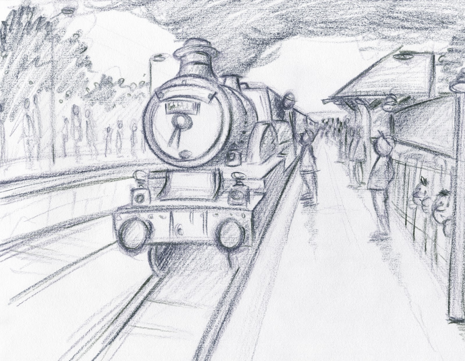 Easy Train Sketch at Explore collection of Easy