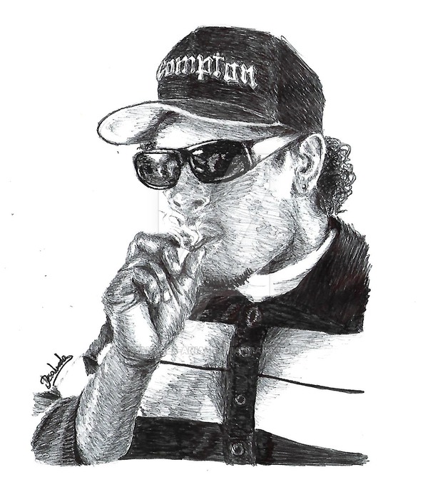 Eazy E Sketch at PaintingValley.com | Explore collection of Eazy E Sketch