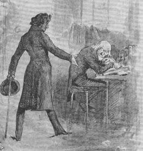 283x300 Ebenezer Scrooge Archives Ted Barris - Ebenezer Scrooge Sketch