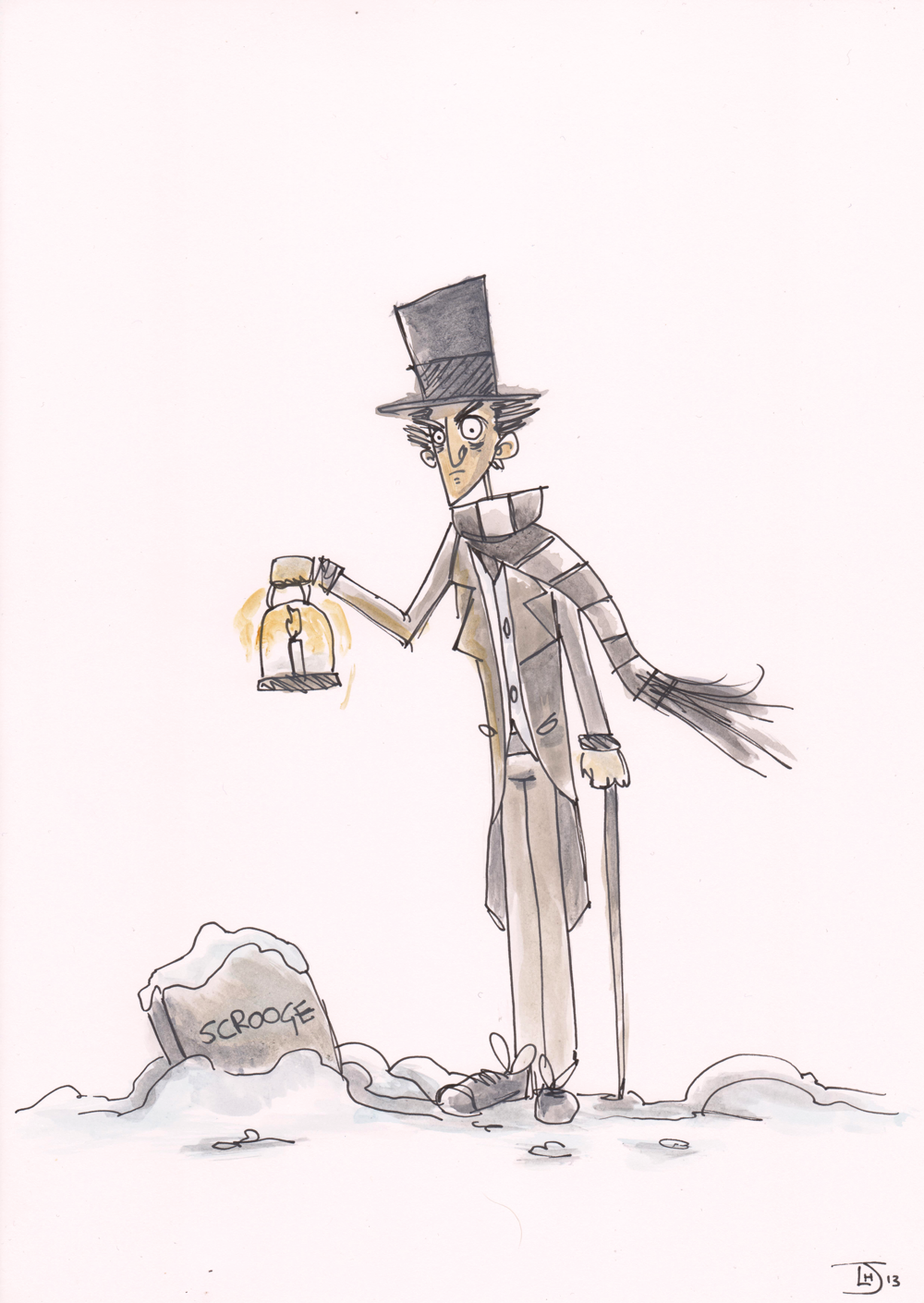 1000x1410 James Lent Ebenezer Scrooge - Ebenezer Scrooge Sketch