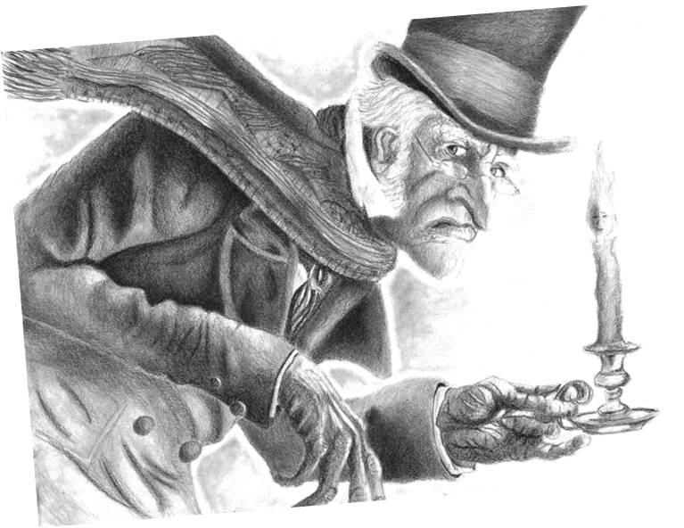 Ebenezer Scrooge Sketch at Explore collection of