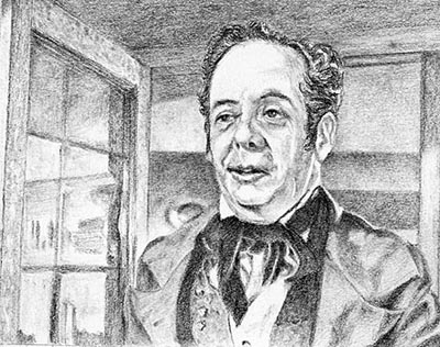 400x316 Christmas - Ebenezer Scrooge Sketch