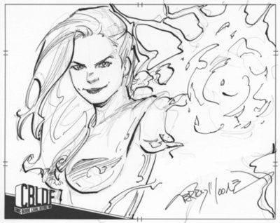 400x318 Julieecho Sketch On Cbldf Card For Supporter Donation. By Terry - Echo Sketch