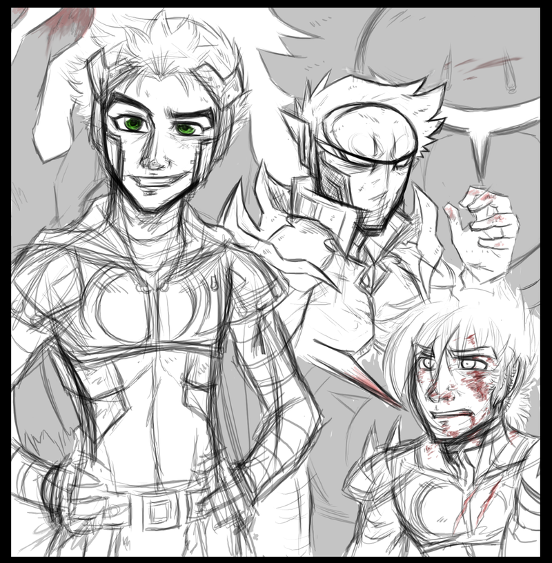 800x816 Lost In The Echo Sketch By Kasarawolf - Echo Sketch