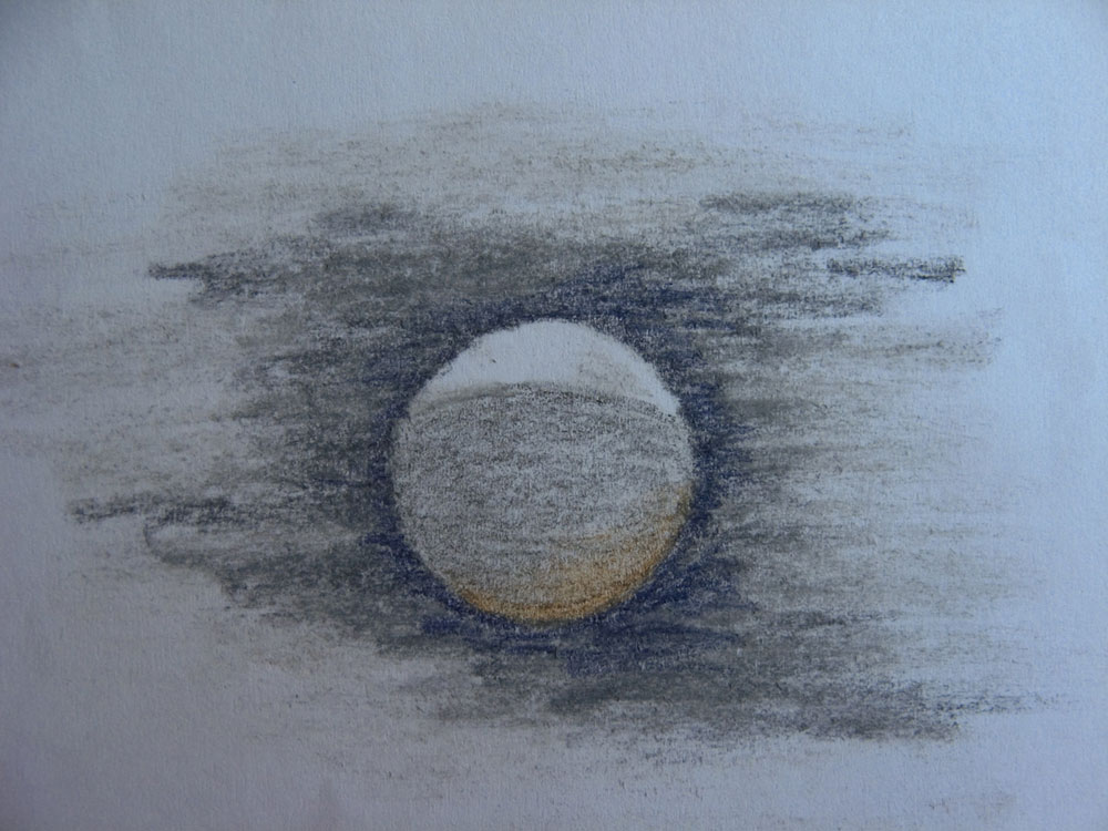 1000x750 Partial Lunar Eclipse From Seville Astronomy Sketch Of The Day - Eclipse Sketch