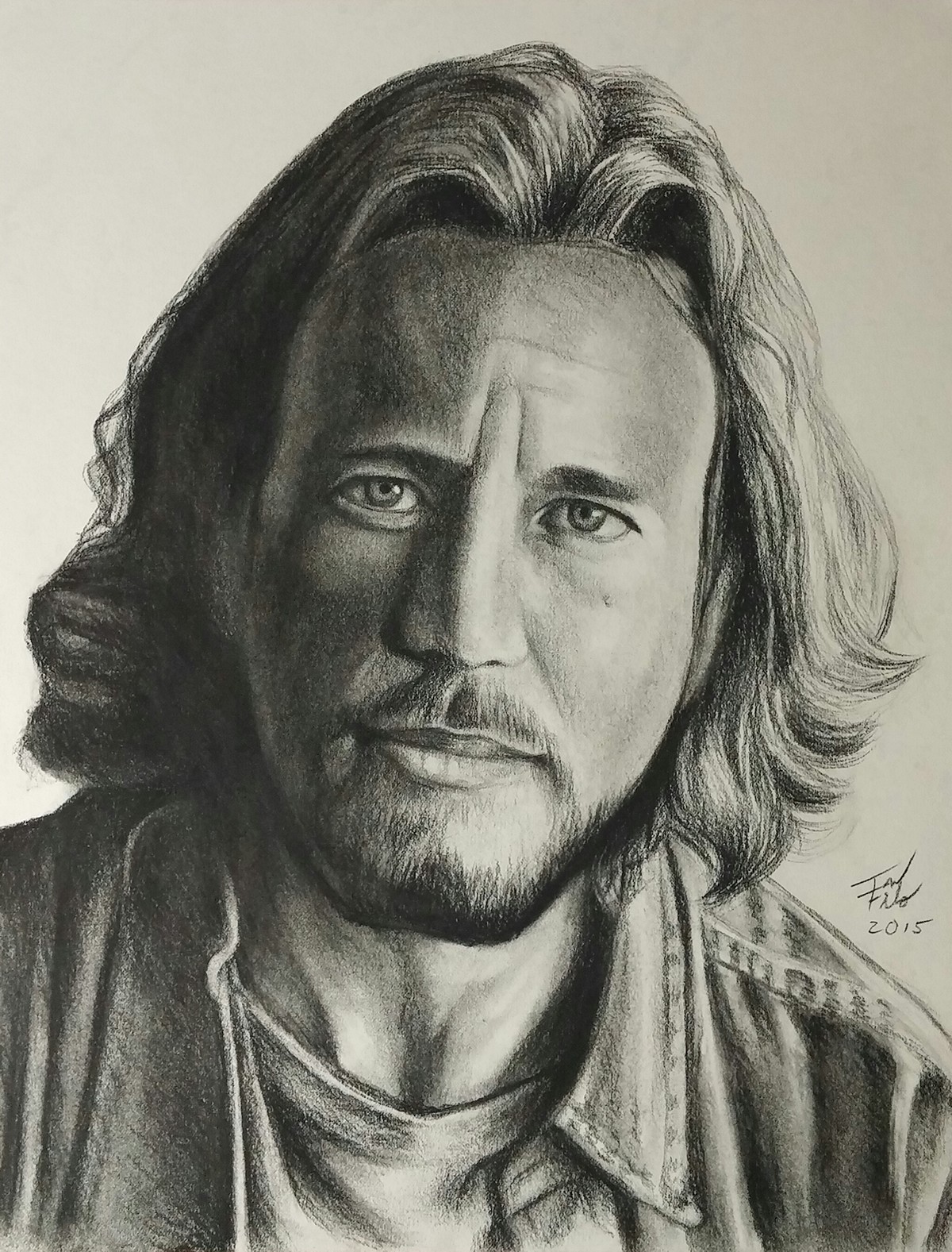 1200x1577 Eddie Vedder Portrait On Behance - Eddie Vedder Sketch