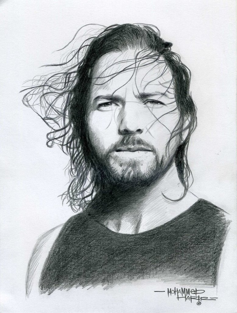 778x1027 Eddie Vedder By Muhammadharir - Eddie Vedder Sketch