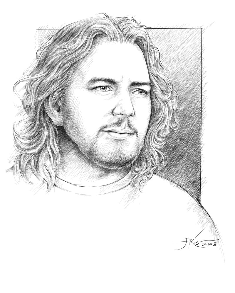 800x1000 Eddie Vedder By Artistm0nk - Eddie Vedder Sketch