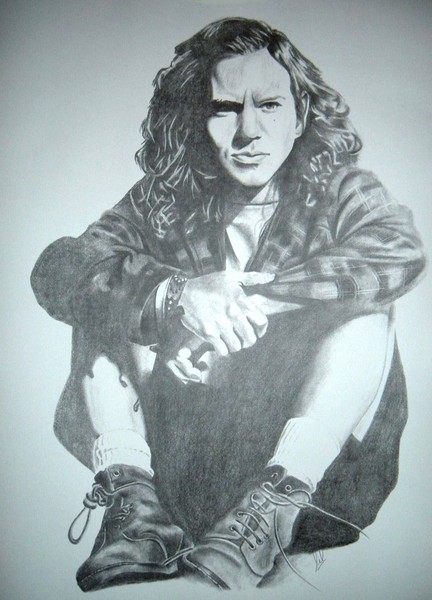 432x600 Eddie Vedder By Mat Lloyd - Eddie Vedder Sketch
