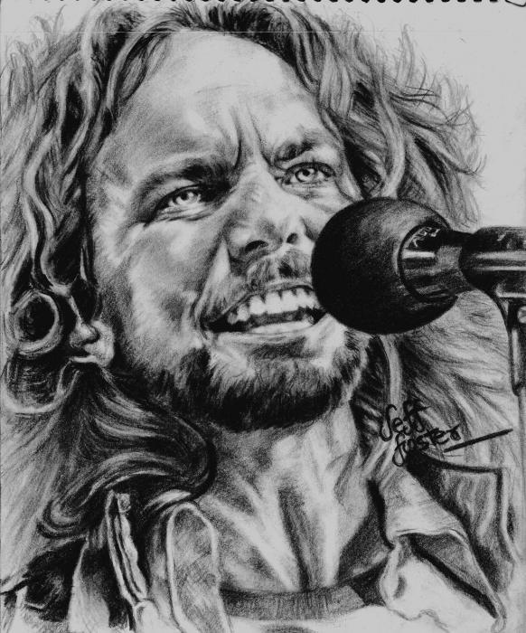 582x700 Portrait Of Eddie Vedder By Jeffcoolfoster92 On Stars Portraits - Eddie Vedder Sketch