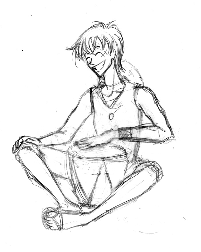 701x875 Luffy With Drum Sketch By Dessie Edelweiss - Edelweiss Sketch