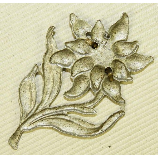 600x600 Sa,hj Or Other Nsdap Formations, Edelweiss Aluminum Badge - Edelweiss Sketch