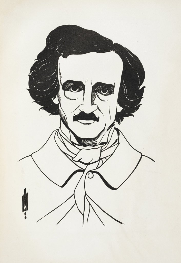 Edgar Allan Poe Sketch at PaintingValley.com | Explore collection of ...