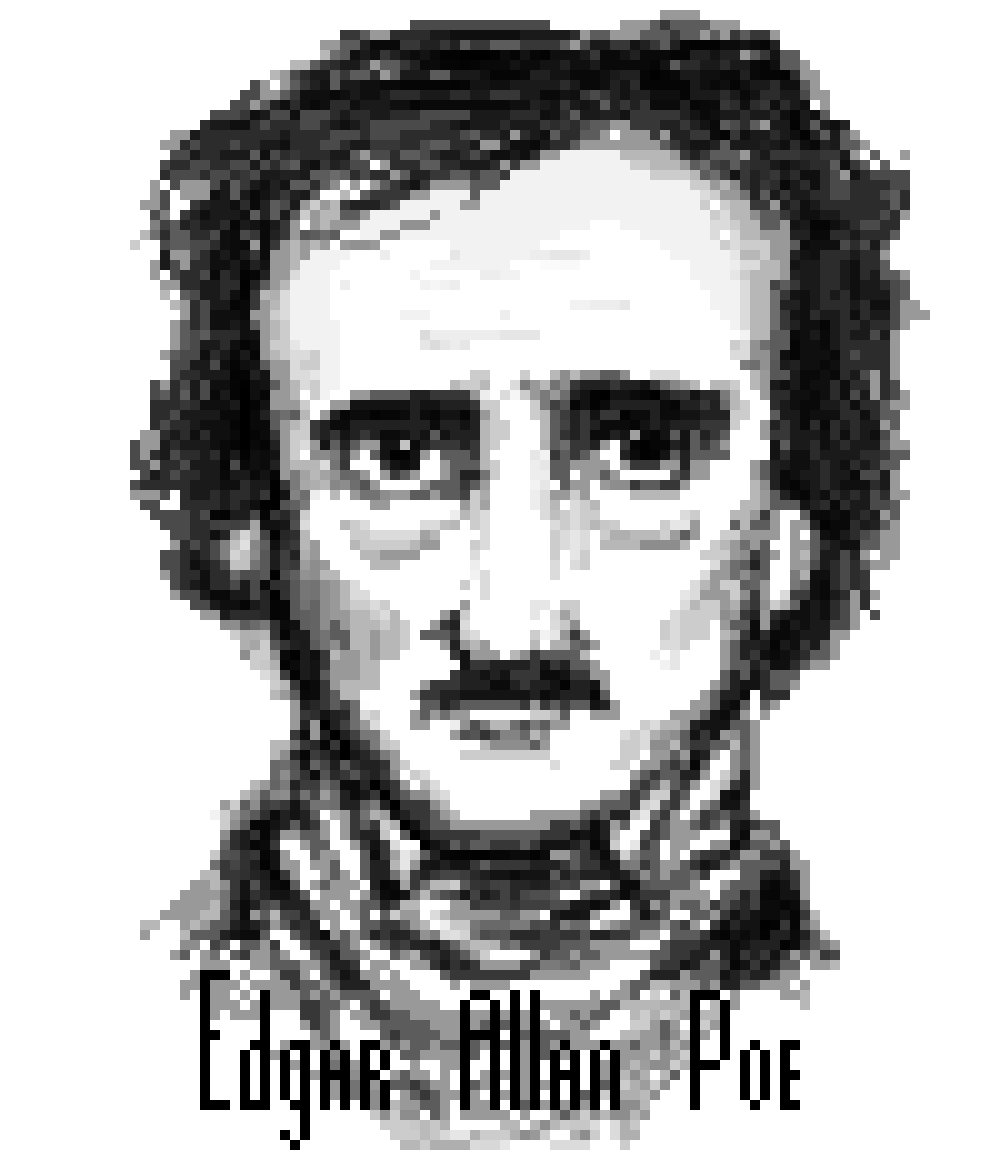 1000x1150 Pixilart - Edgar Allan Poe Sketch