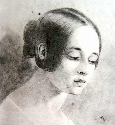 400x435 This Drawing Was Done By Edgar Allan Poe!!! Writers...what They - Edgar Allan Poe Sketch