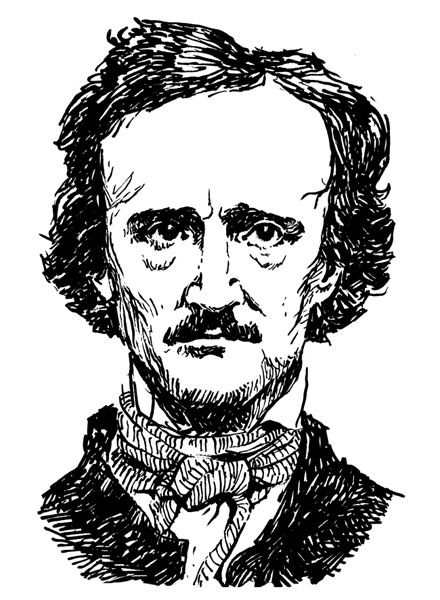 Edgar Allan Poe Sketch at PaintingValley.com | Explore collection of ...