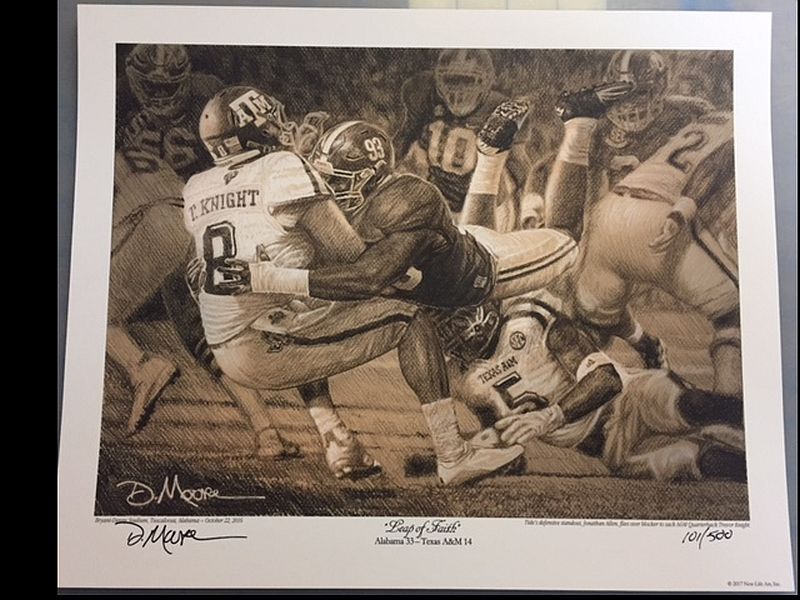 800x600 Leap Of Faith Daniel Moore Pencil Sketch Jonathon Allen Print - Edge Sketch