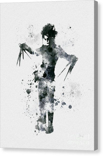413x622 Edward Scissorhands Canvas Prints Fine Art America - Edward Scissorhands Sketch