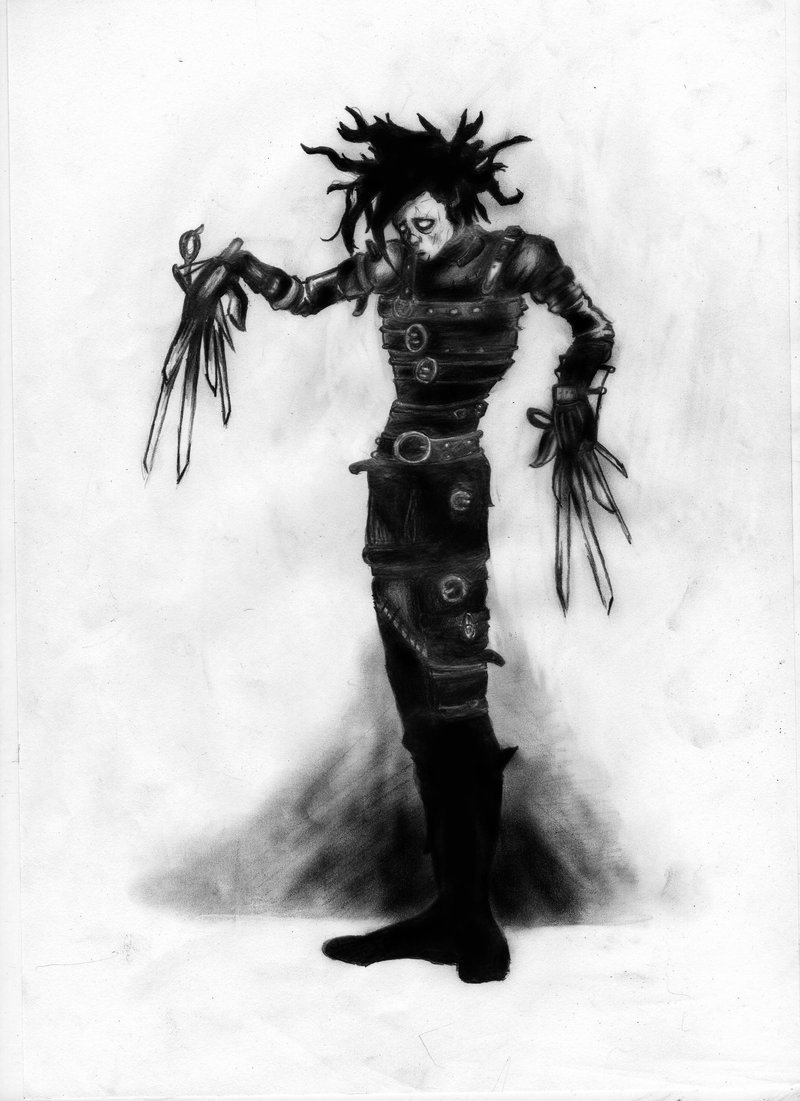 800x1101 Edward Scissorhands By Dookieadz - Edward Scissorhands Sketch