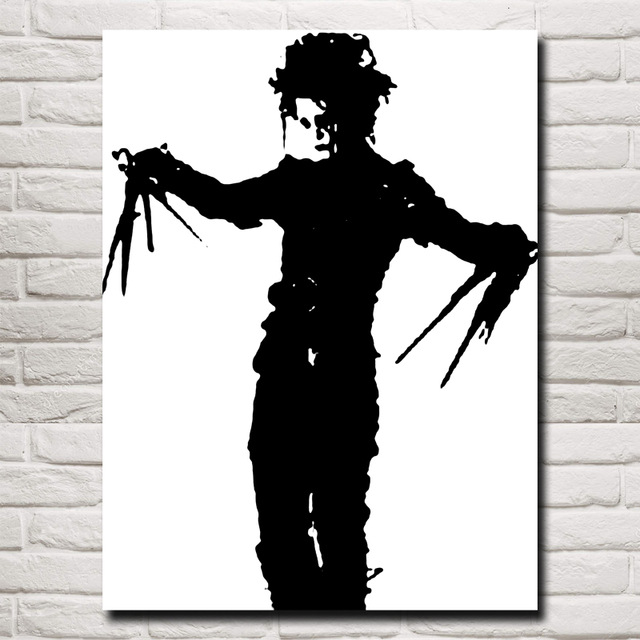 640x640 Tim Burton Movies Edward Scissorhands Classic Home Decoration Art - Edward Scissorhands Sketch