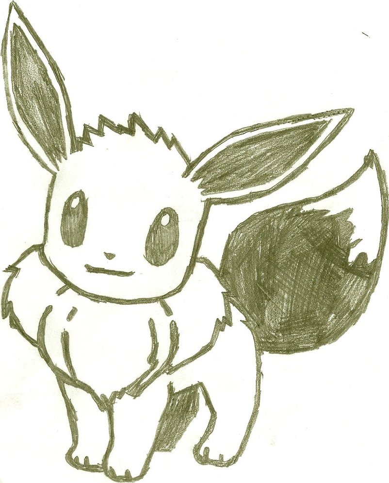 802x995 Eevee Sketch By Coolman666 - Eevee Sketch