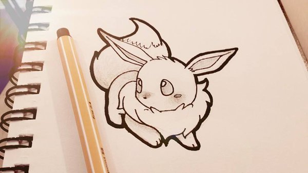 600x338 Eevee Sketch By Seviyummy - Eevee Sketch