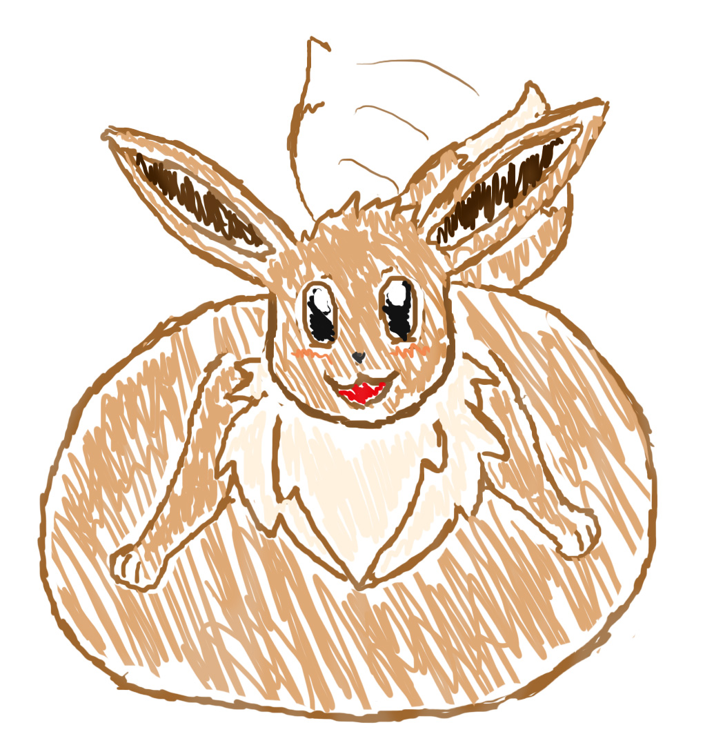 1035x1093 Quick Sketch) Eevee By Ticki - Eevee Sketch