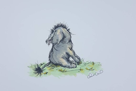 570x383 Eeyore Etsy - Eeyore Sketch