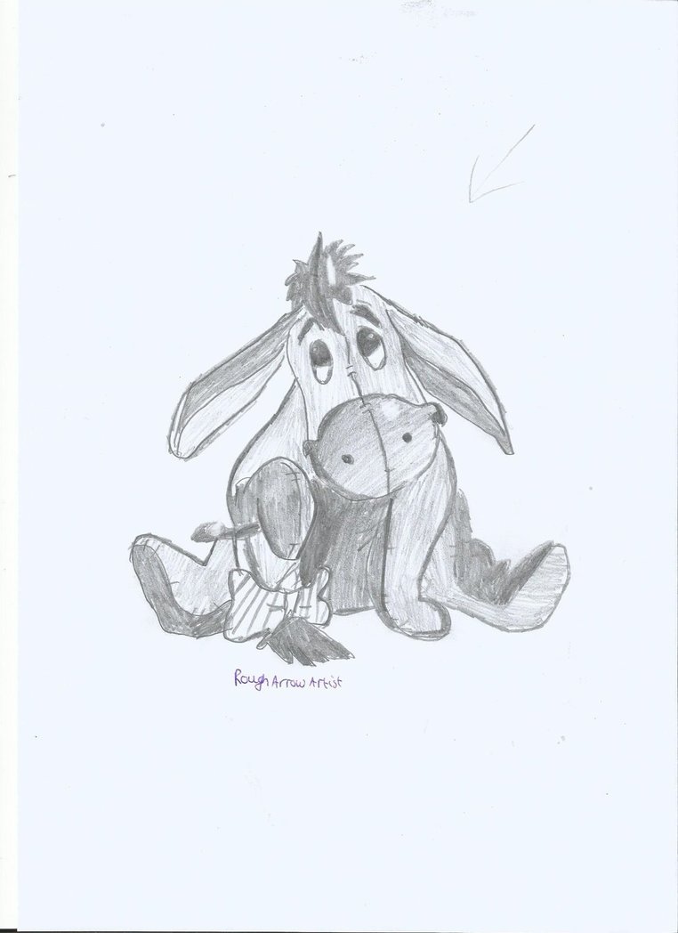 762x1048 Free Eeyore Sketch! By Rougharrowphotos - Eeyore Sketch